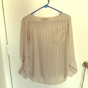 Ann Taylor Loft XS business casual blouse
